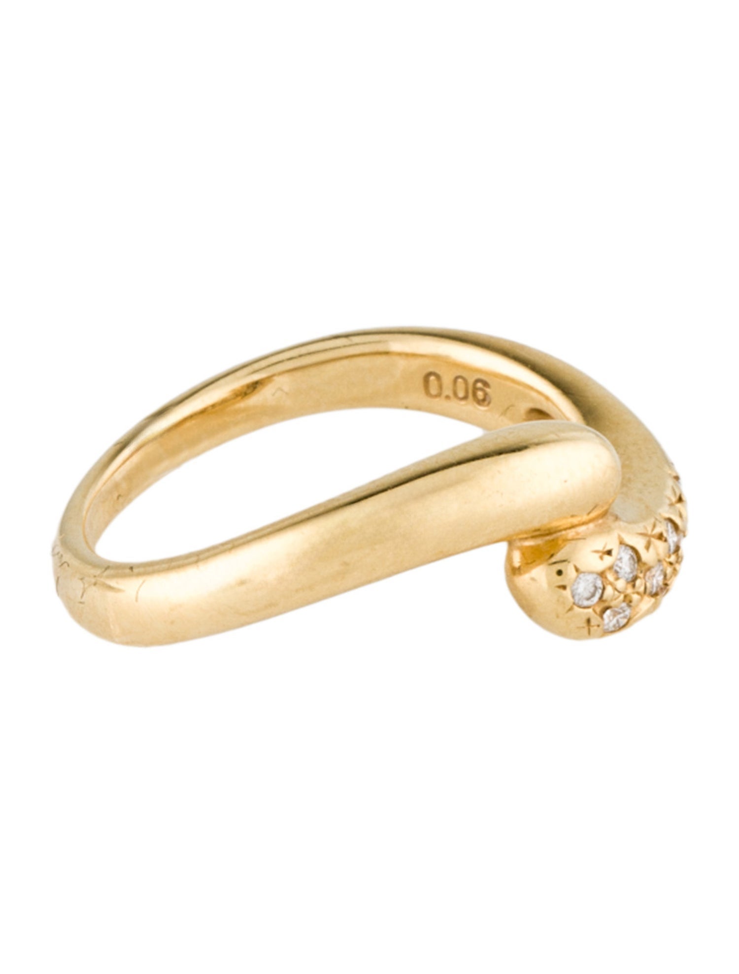 Tasaki 18K Diamond Twist Band