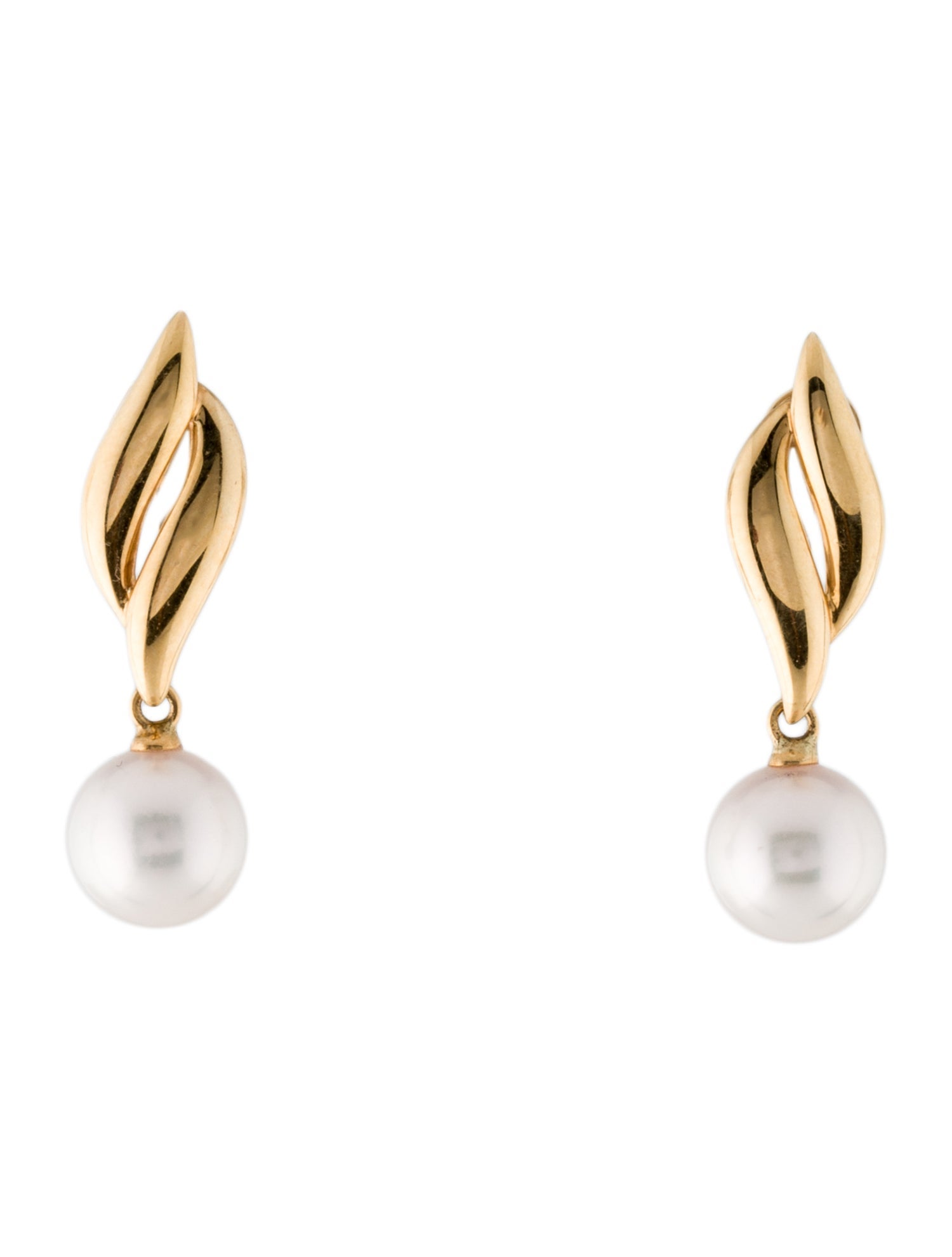 Tasaki 18K Pearl Drop Earrings