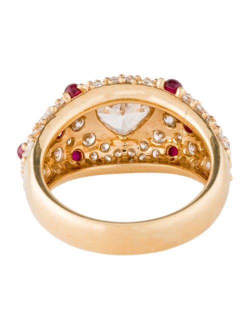 Tasaki 18K Diamond & Ruby Band