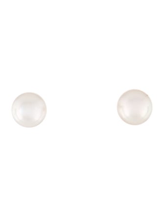 Tasaki 18K Pearl Stud Earrings