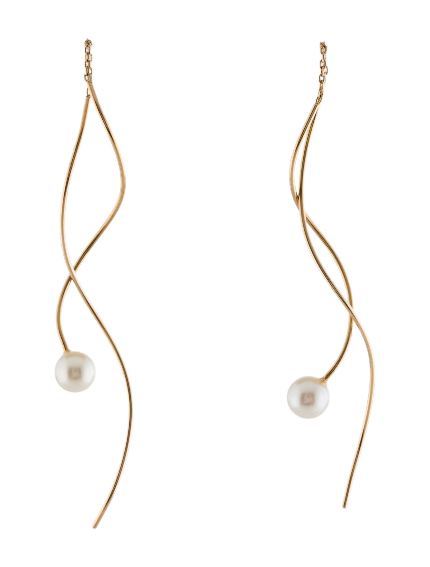 Tasaki 18K Pearl Drop Earrings