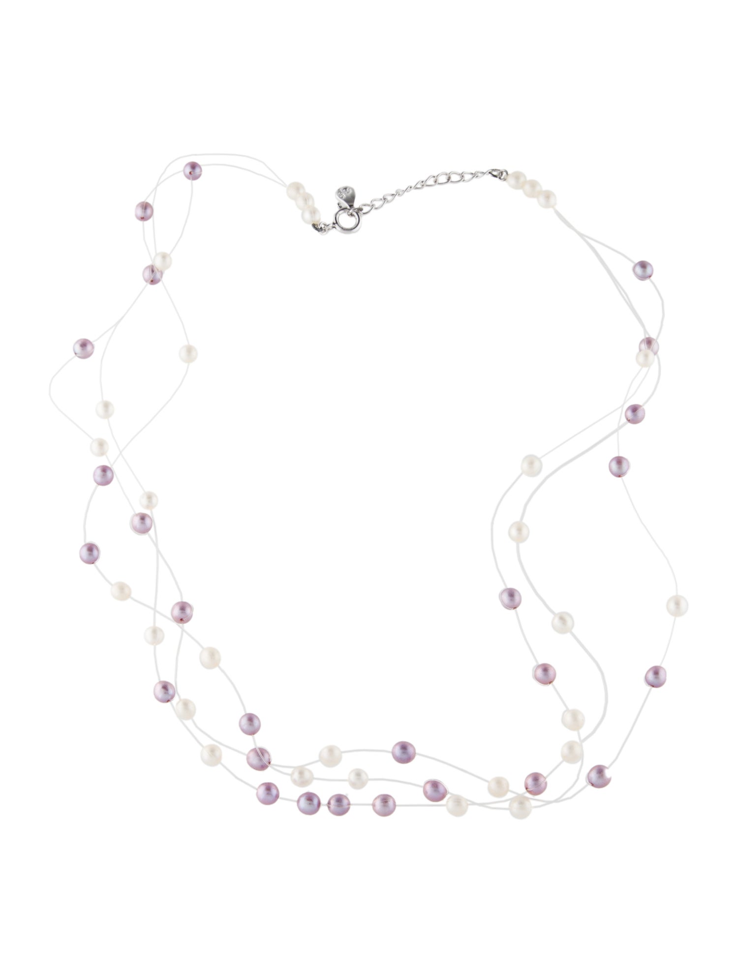 Tasaki Pearl & Dyed Pearl Multistrand Necklace