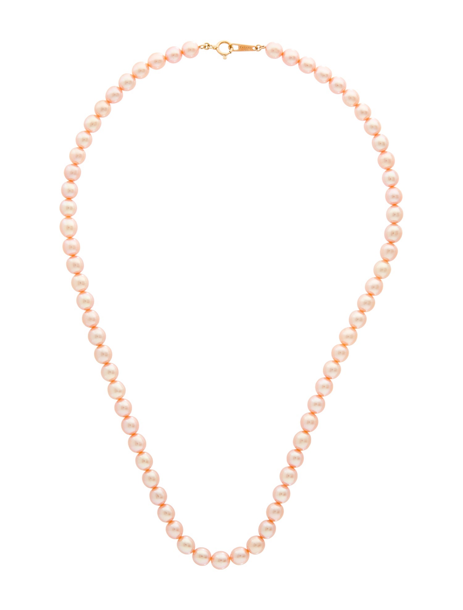 Tasaki 18K Pearl Bead Strand Necklace