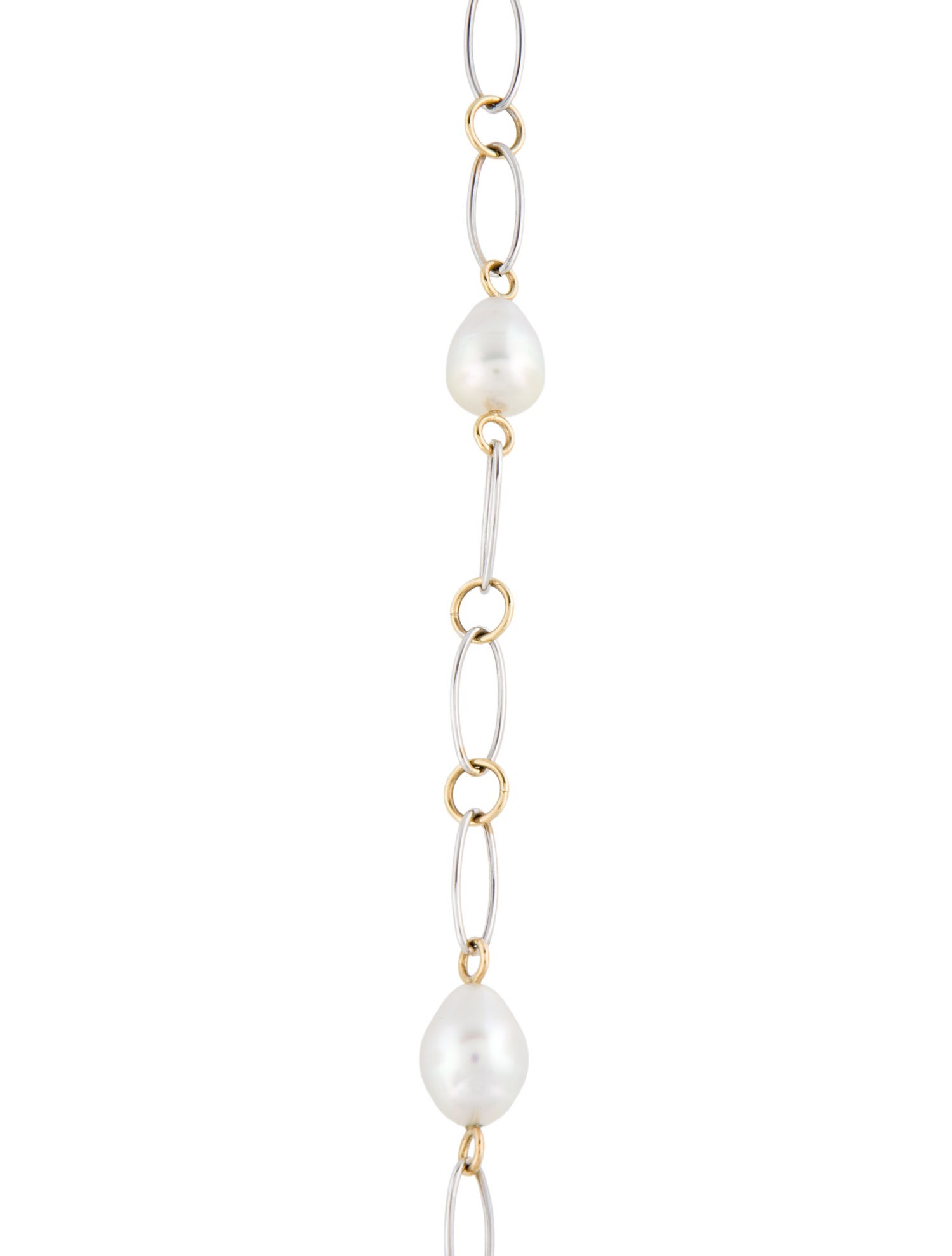 Tasaki 18K Pearl Station Necklace