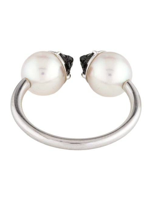 Tasaki 18K Pearl & Diamond Refined Rebellion Ring