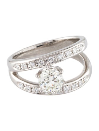 Tasaki Platinum 1.00ct Diamond Engagement Ring