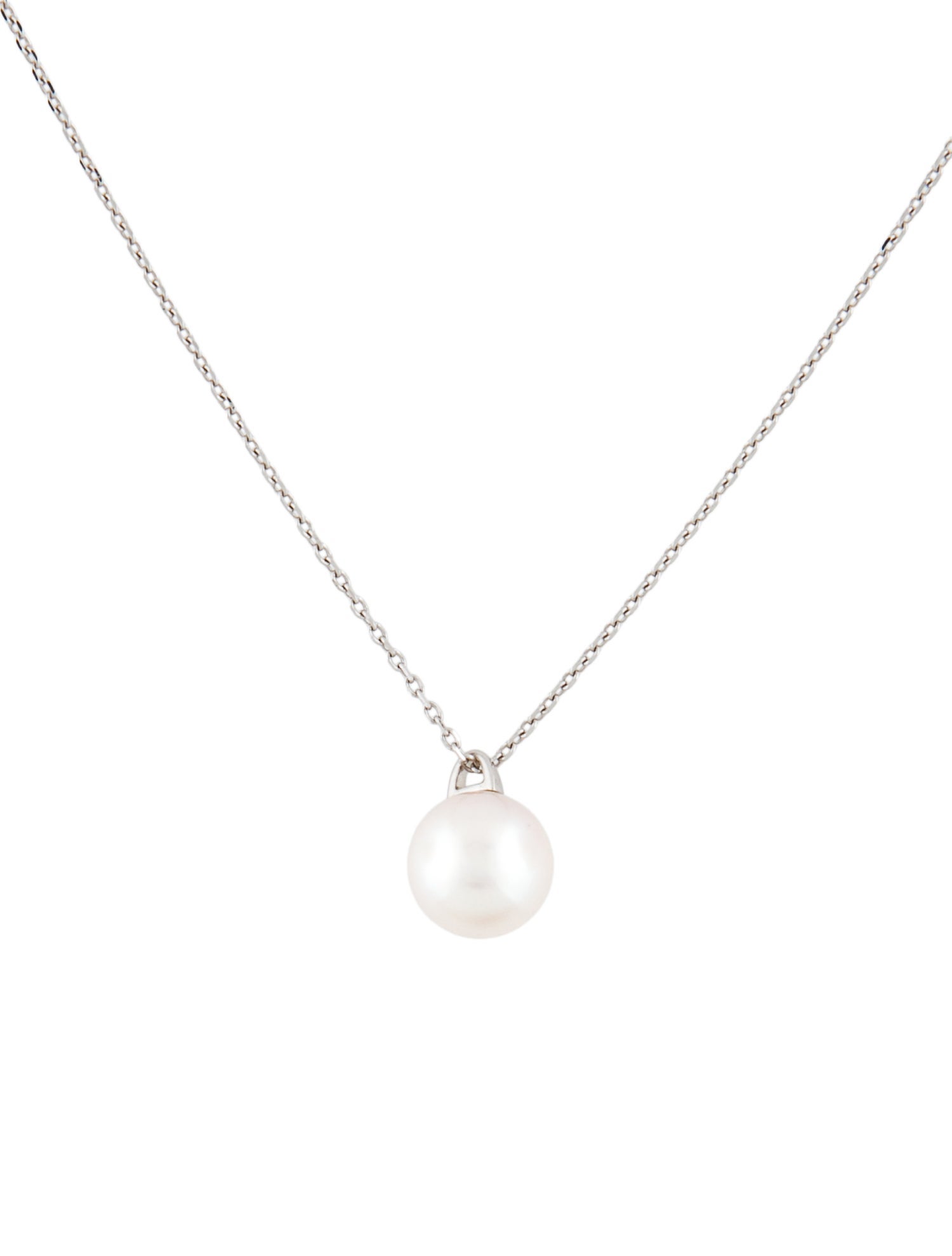Tasaki 18K Pearl Pendant Necklace