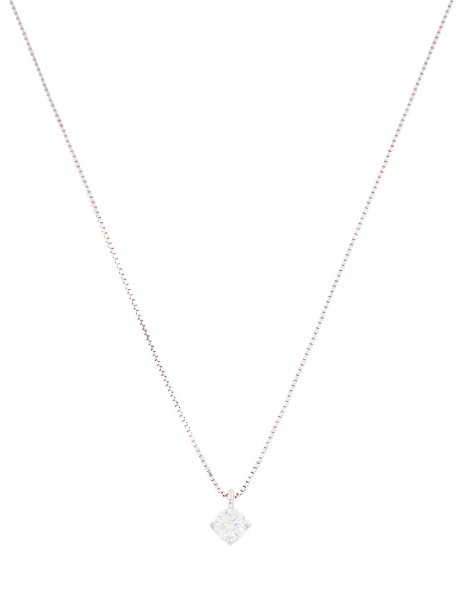 Tasaki 18K Diamond Pendant Necklace