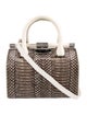 Tyler Alexandra Snakeskin Top Handle Bag