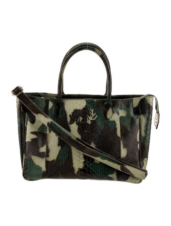 Taxidermy Python Shoulder Bag