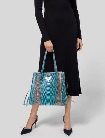 Taxidermy Python Bucket Bag