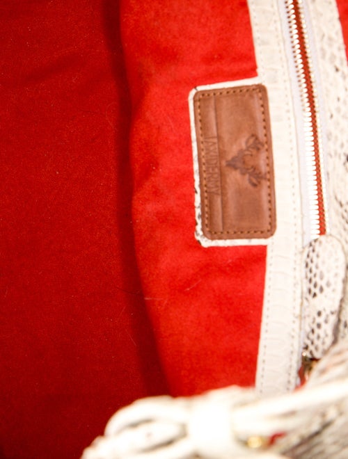 Taxidermy Snakeskin Bucket Bag