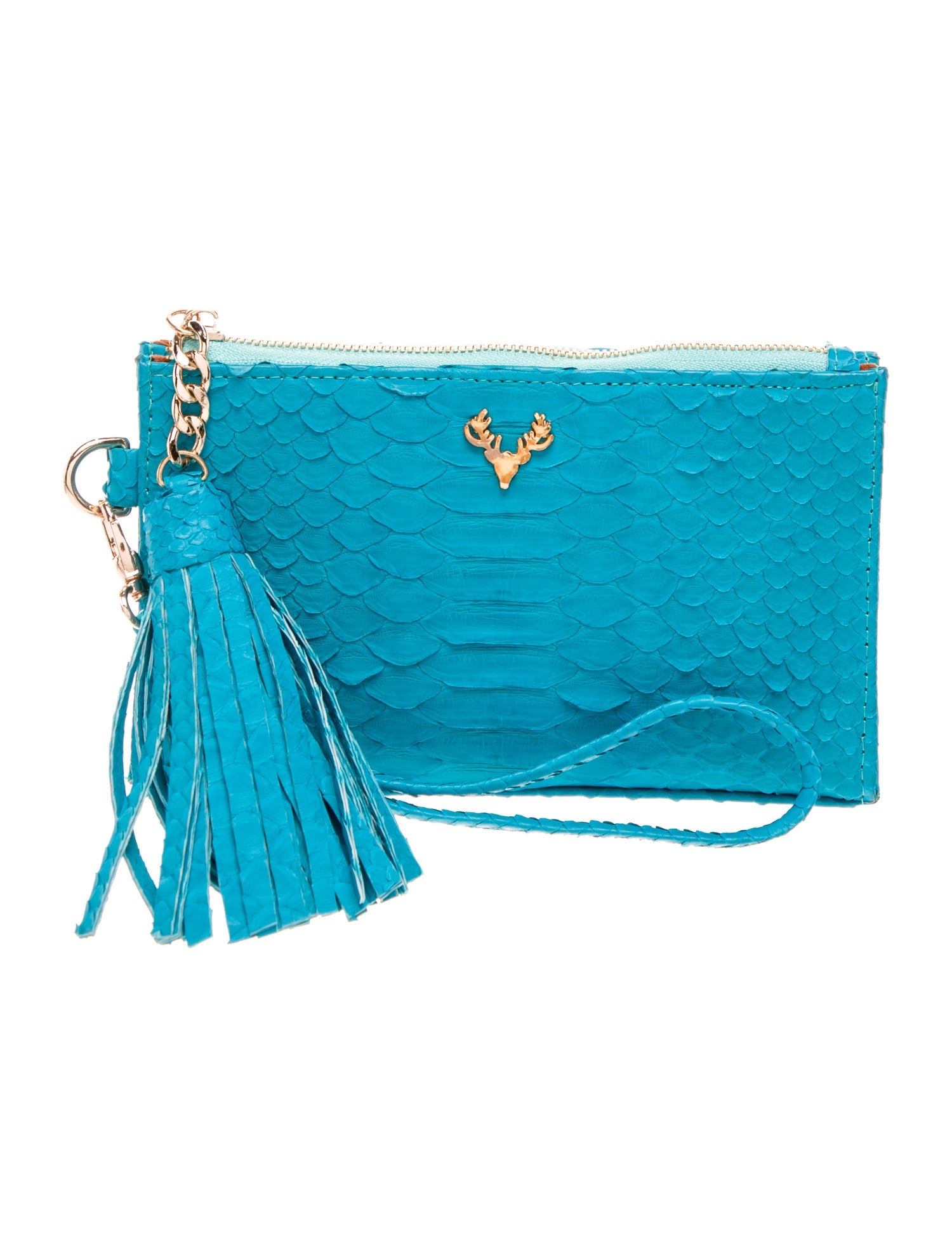 Taxidermy Snakeskin Clutch