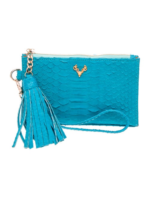 Taxidermy Snakeskin Clutch