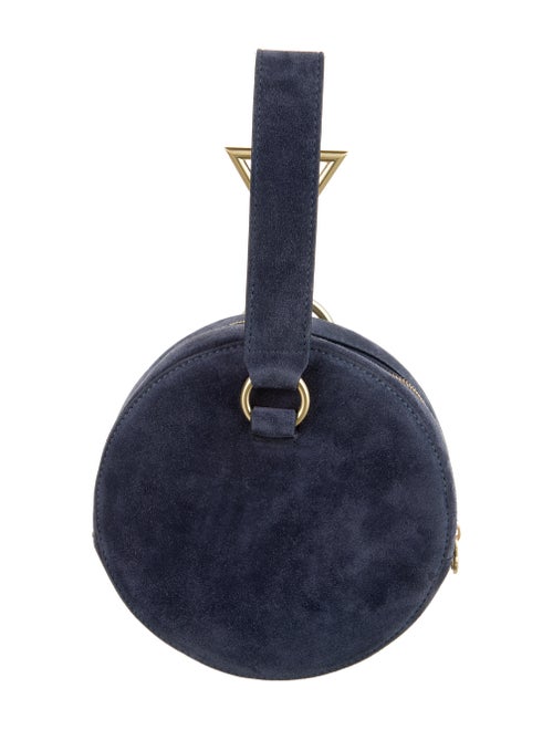 Tara Zadeh Suede Circle Shoulder Bag