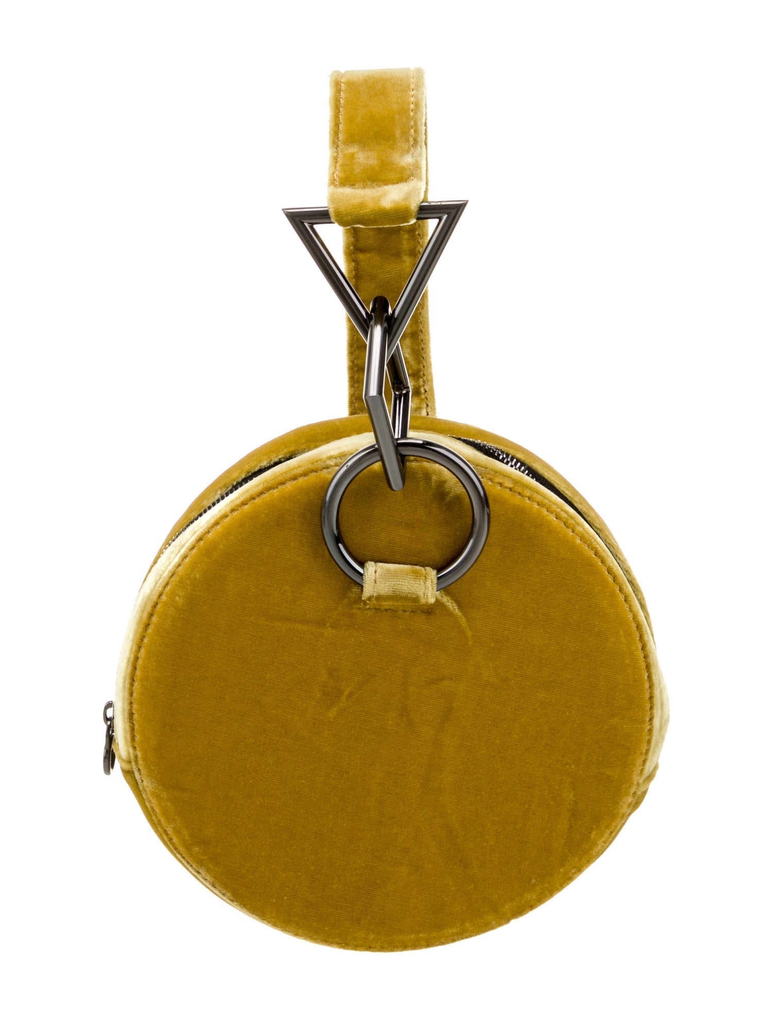 Tara Zadeh Velvet Top Handle Bag