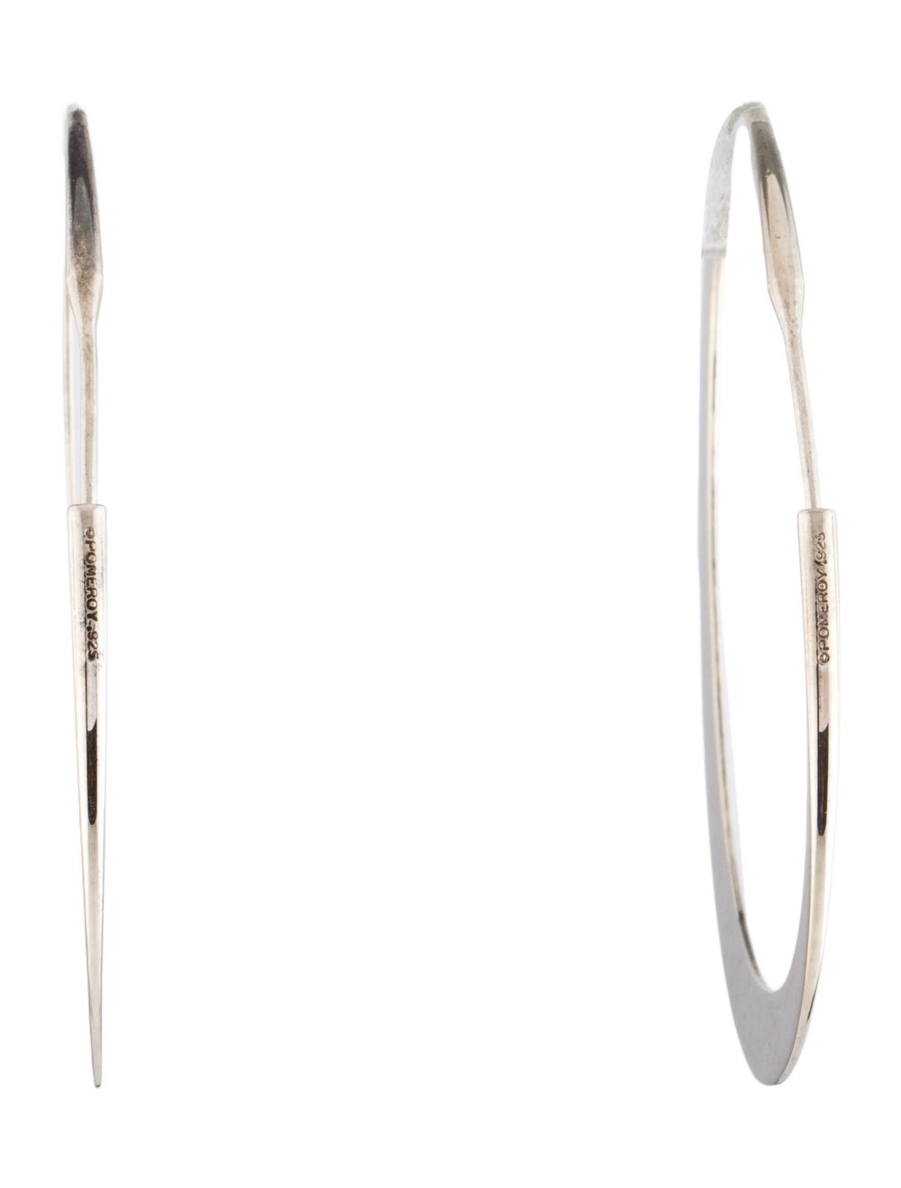 Toby Pomeroy Ecosilver Eclipse Hoops - image 3