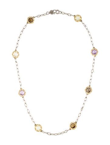 Tacori Gemstone Station Necklace