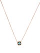Tacori 14K Topaz Pendant Necklace