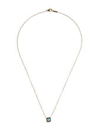 Tacori 14K Topaz Pendant Necklace