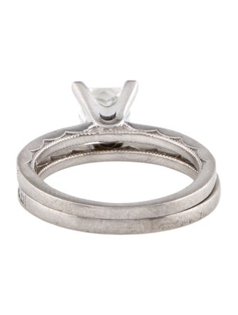 Tacori Platinum Diamond Wedding Set