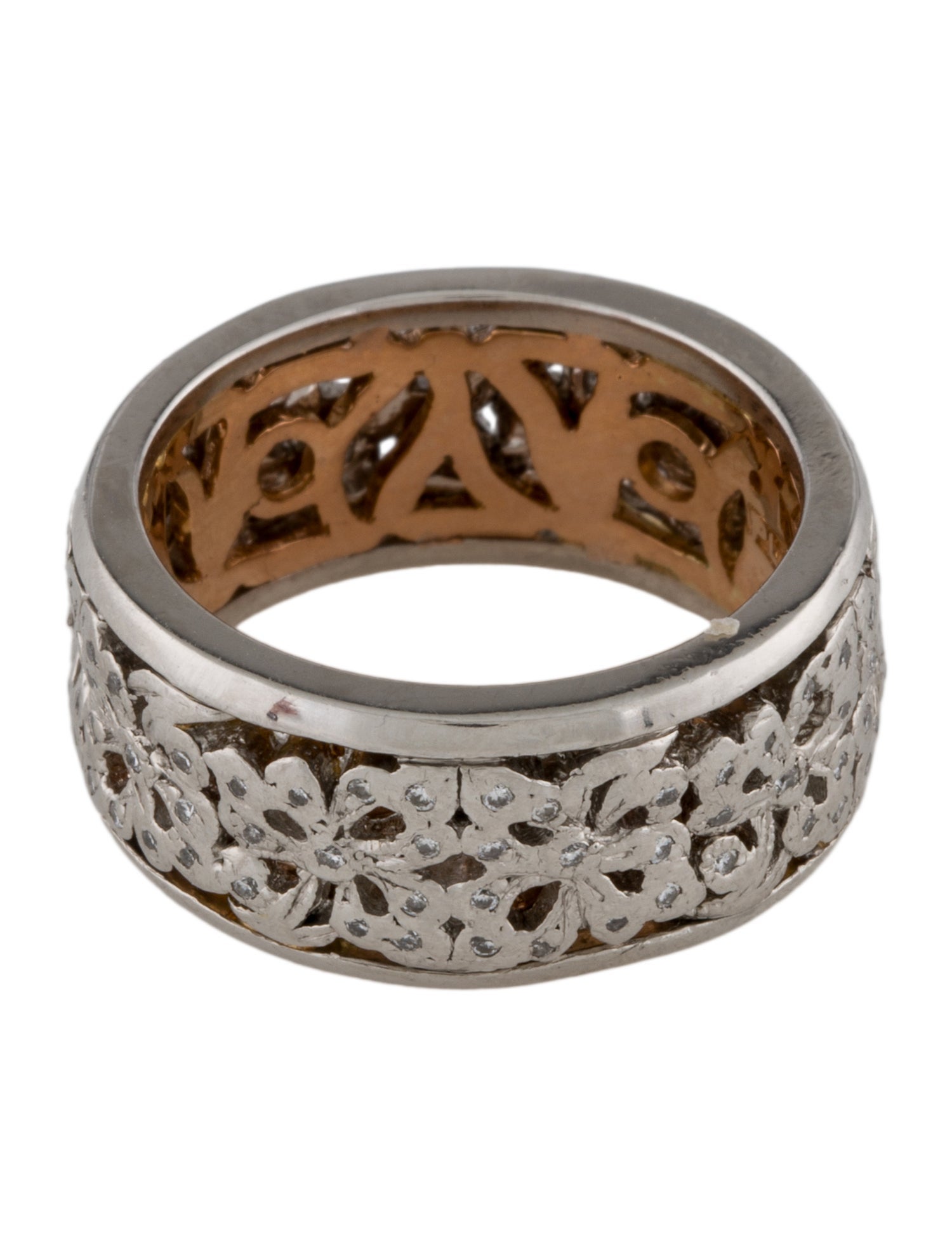 Tacori Diamond Floral Eternity Wedding Band