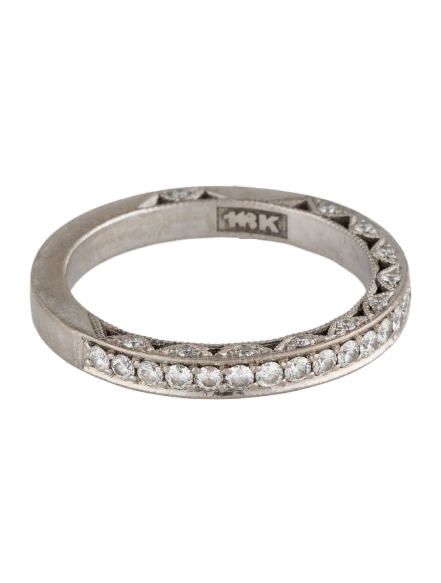 Tacori 18K Diamond Classic Crescent Band Ring