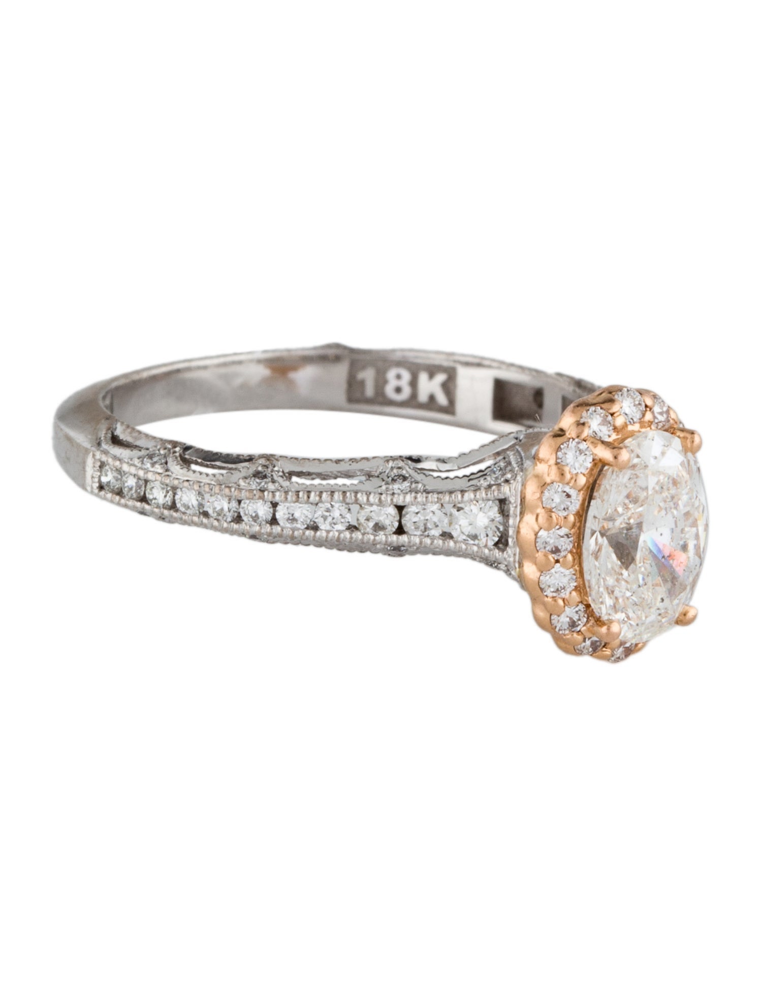 Tacori 18K Diamond Engagement Ring