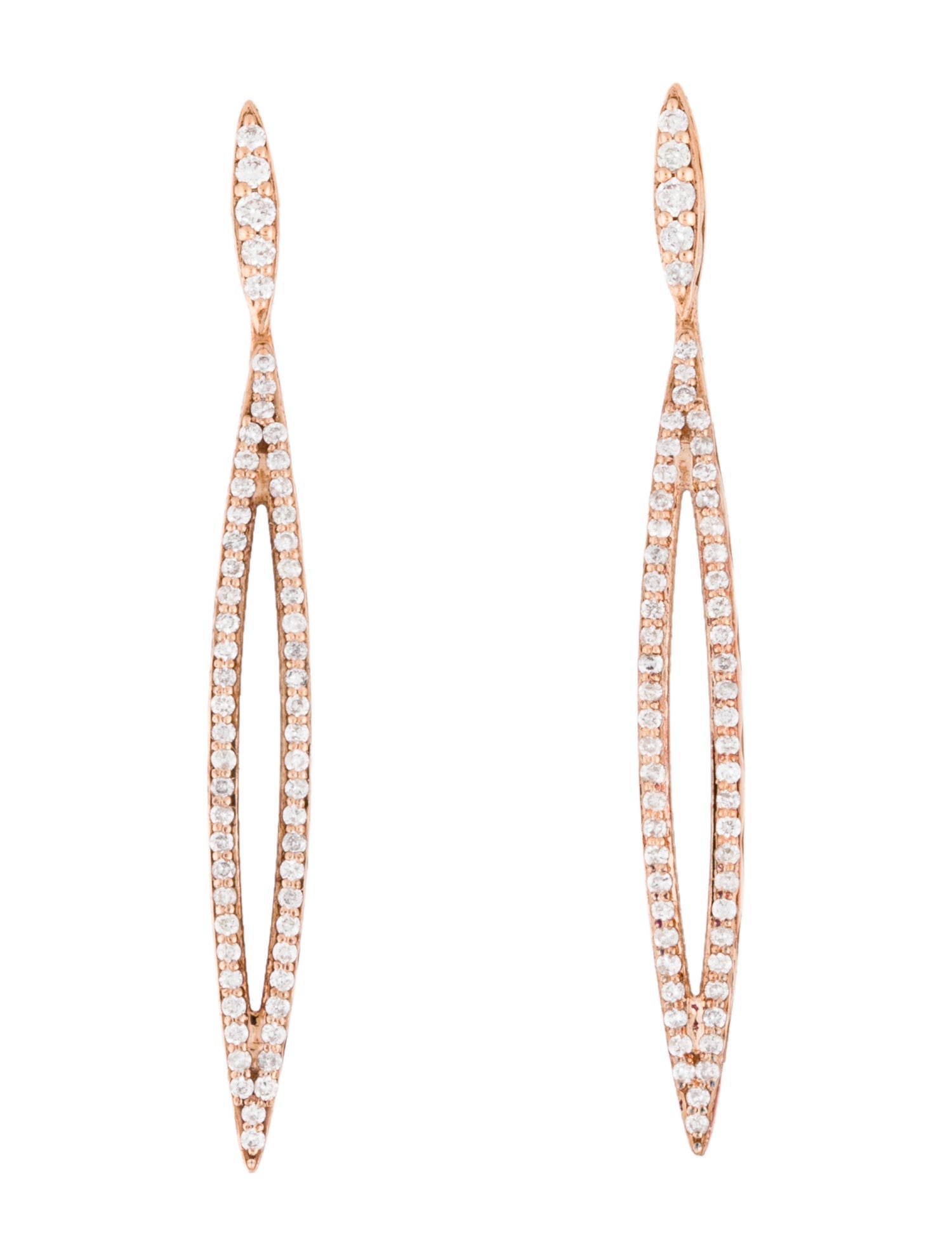 Tacori 18K Diamond Drop Earrings