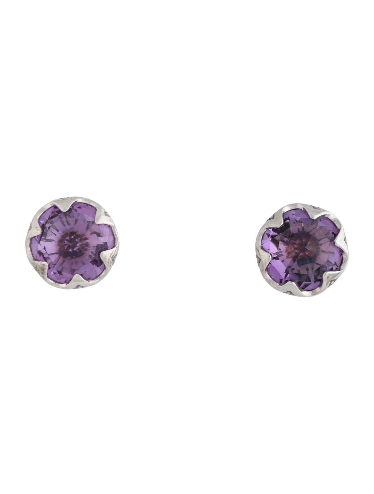 Tacori Amethyst Stud Earrings