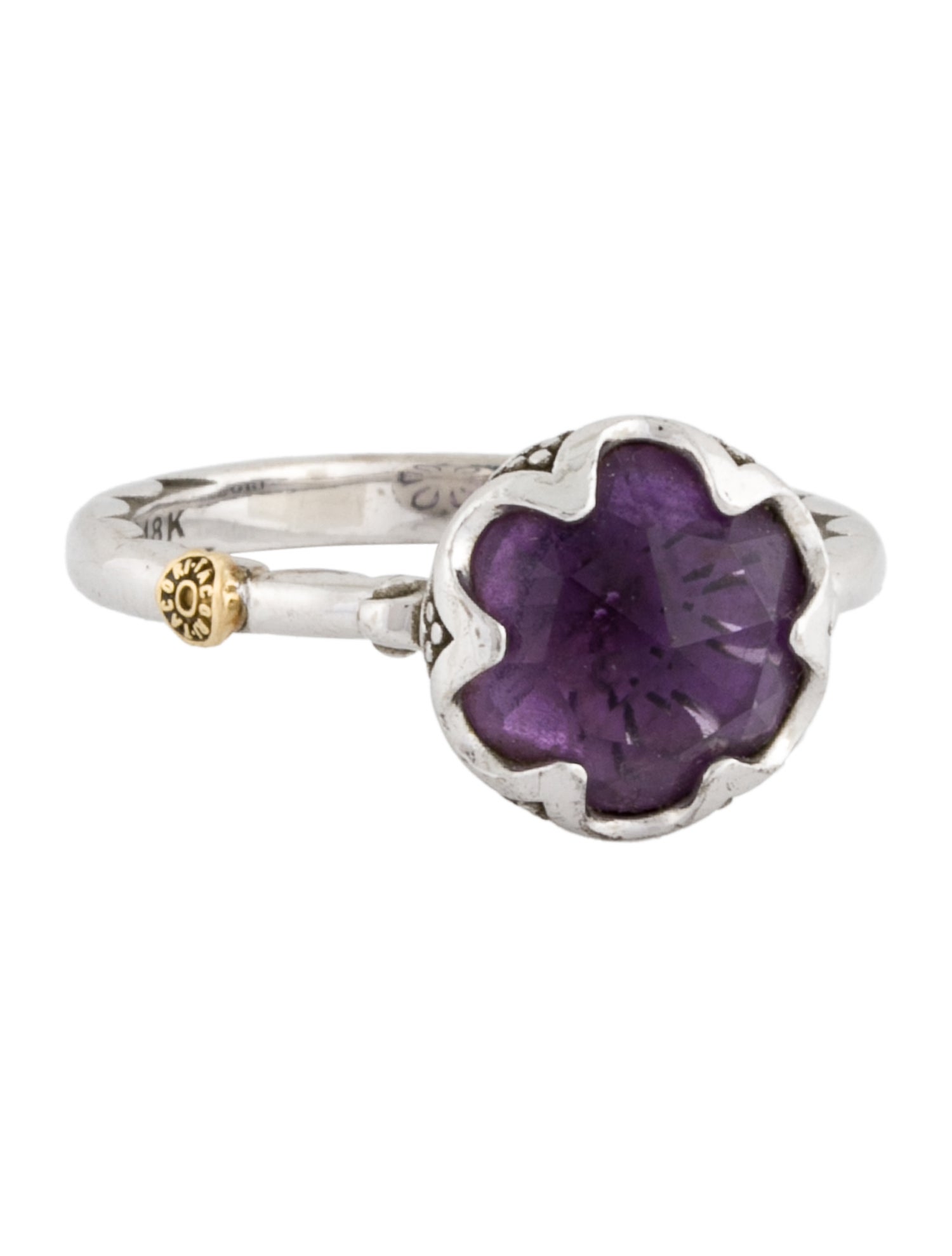 Tacori Amethyst Sonoma Skies Crescent Cocktail Ring