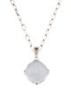 Tacori Chalcedony & Quartz Doublet Pendant Necklace