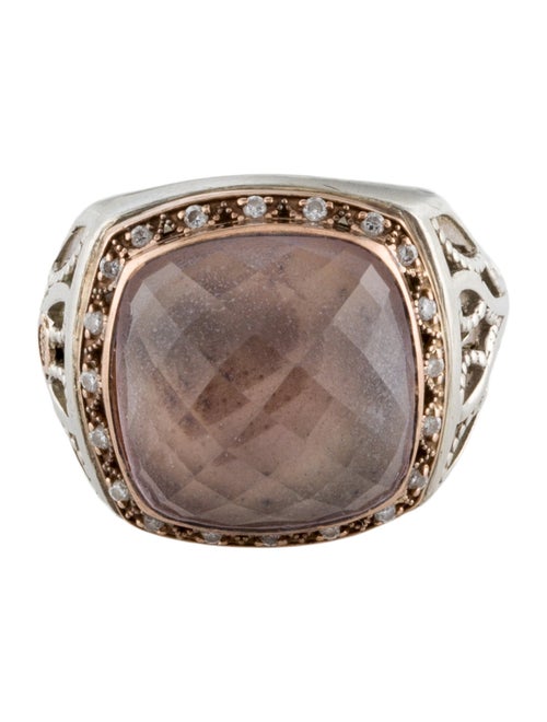 Tacori Amethyst & Diamond Cocktail Ring