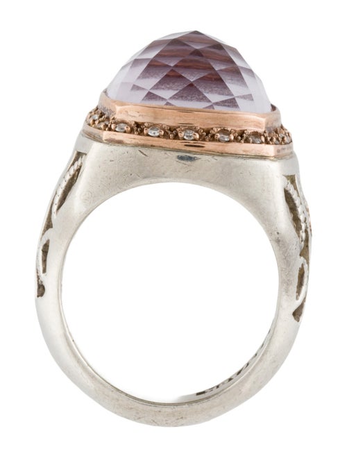 Tacori Amethyst & Diamond Cocktail Ring