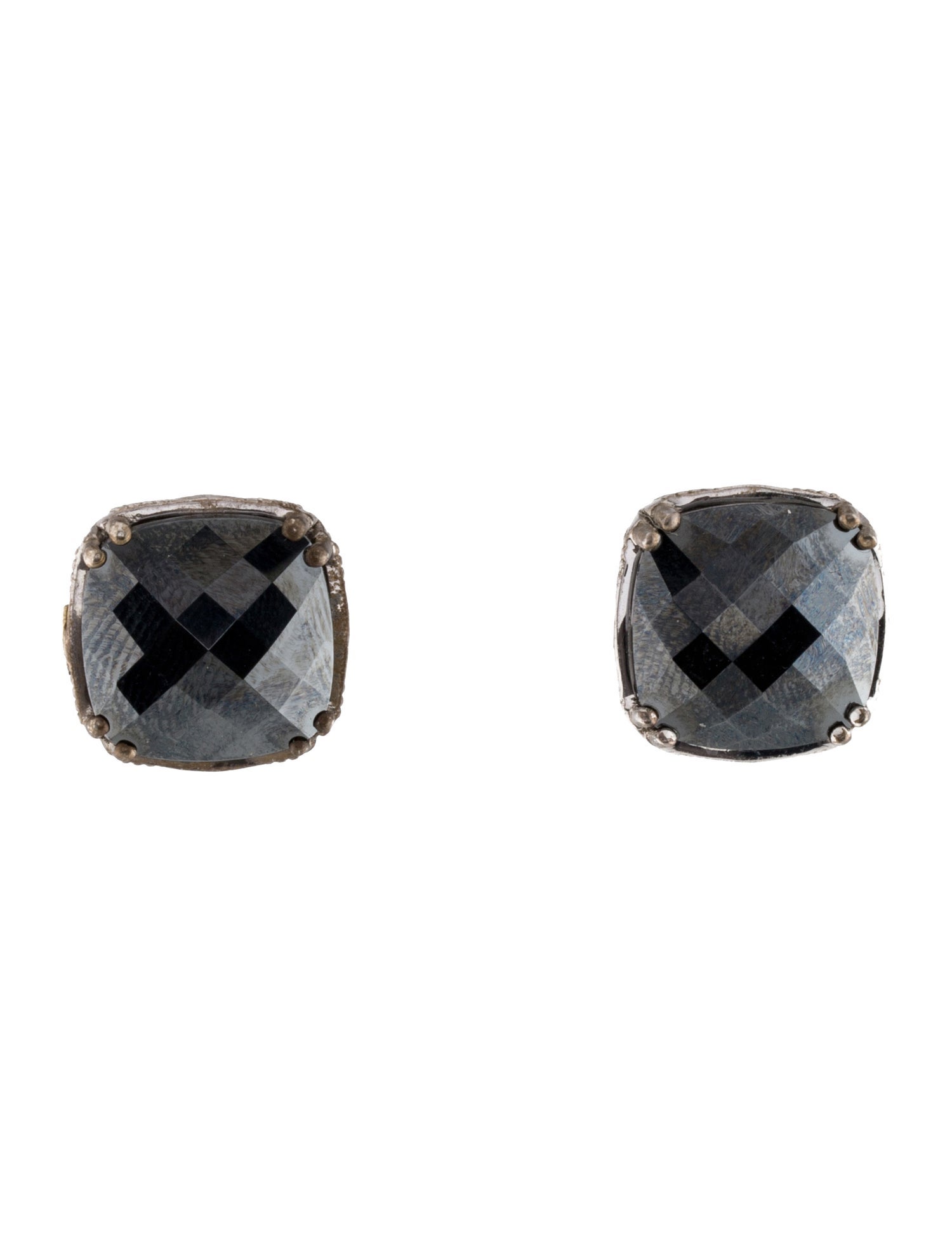 Tacori Hematite Stud Earrings