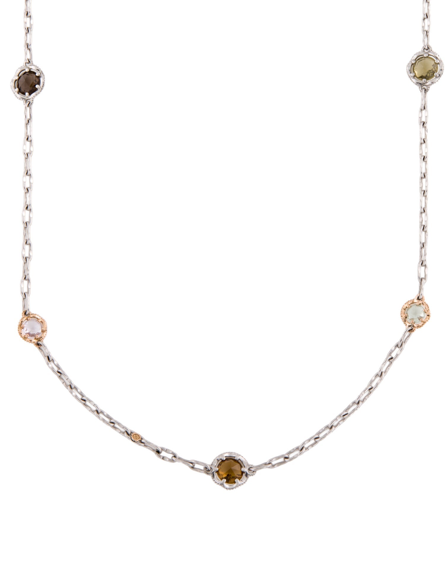 Tacori Multistone Color Medley Station Necklace