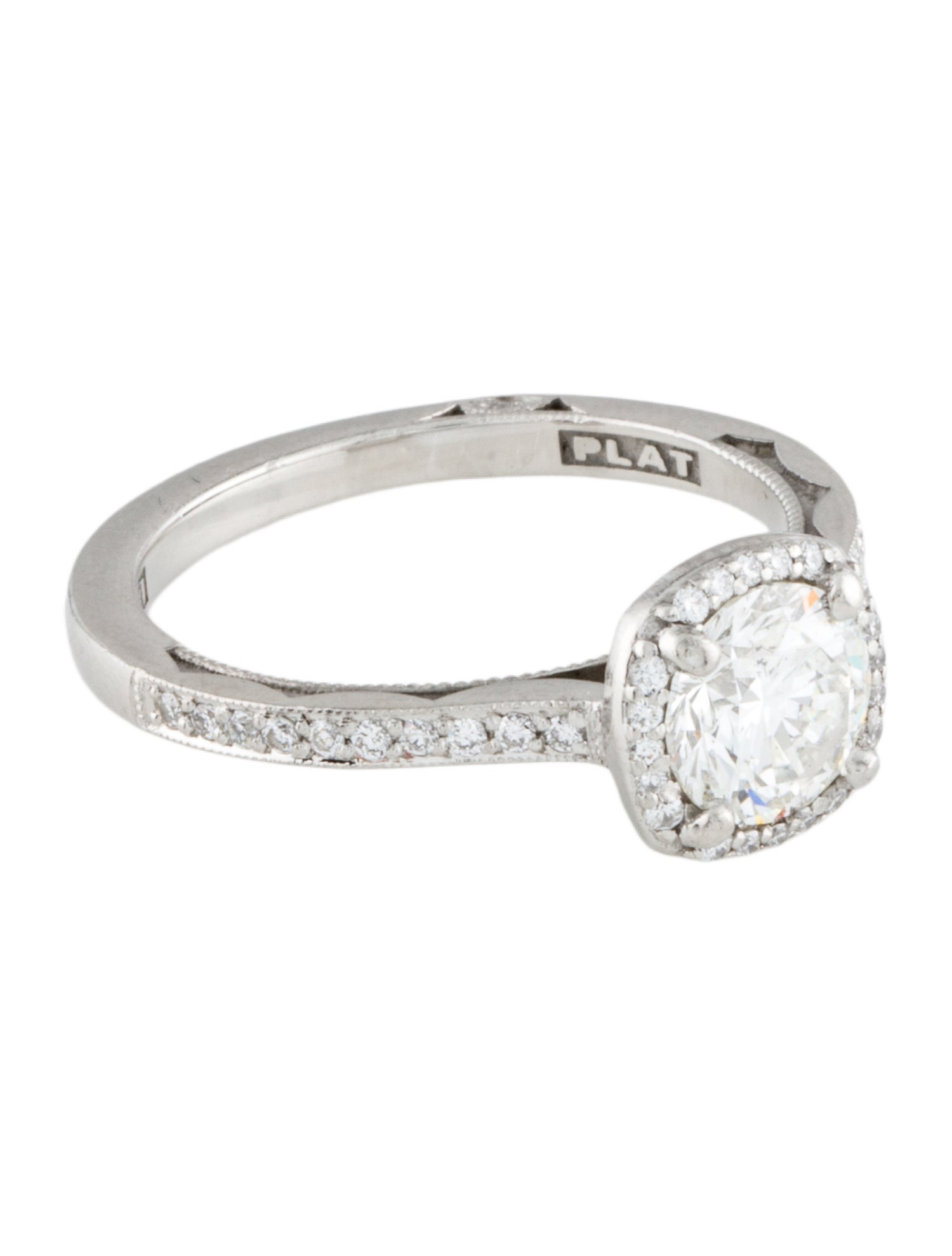 Tacori Platinum 1.19ctw Diamond Engagement Ring