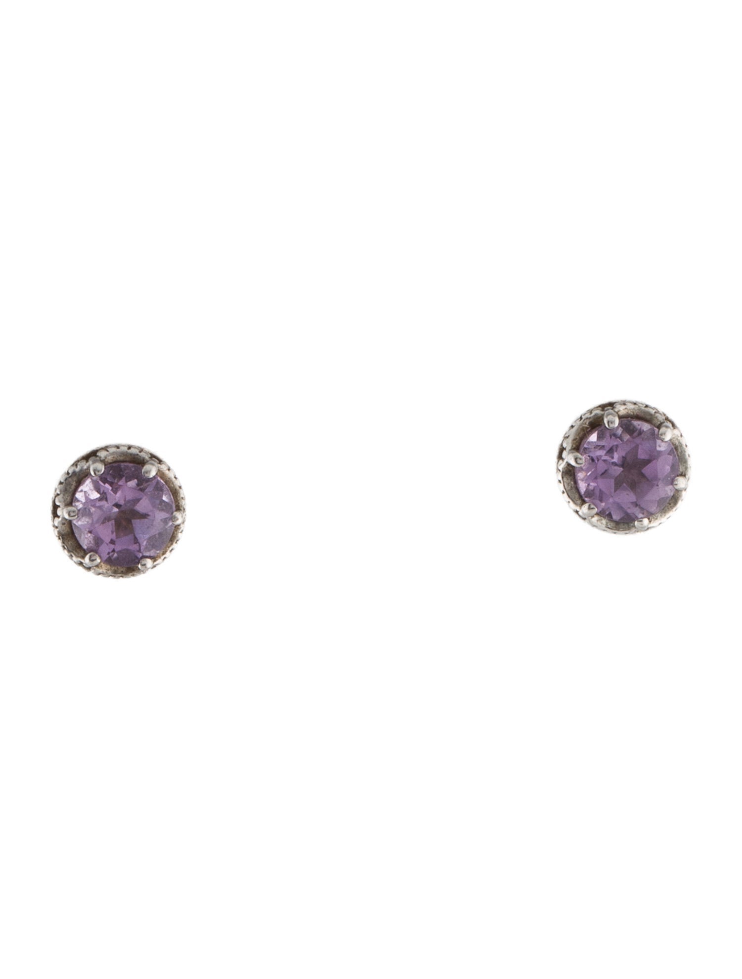 Tacori Amethyst Stud Earrings