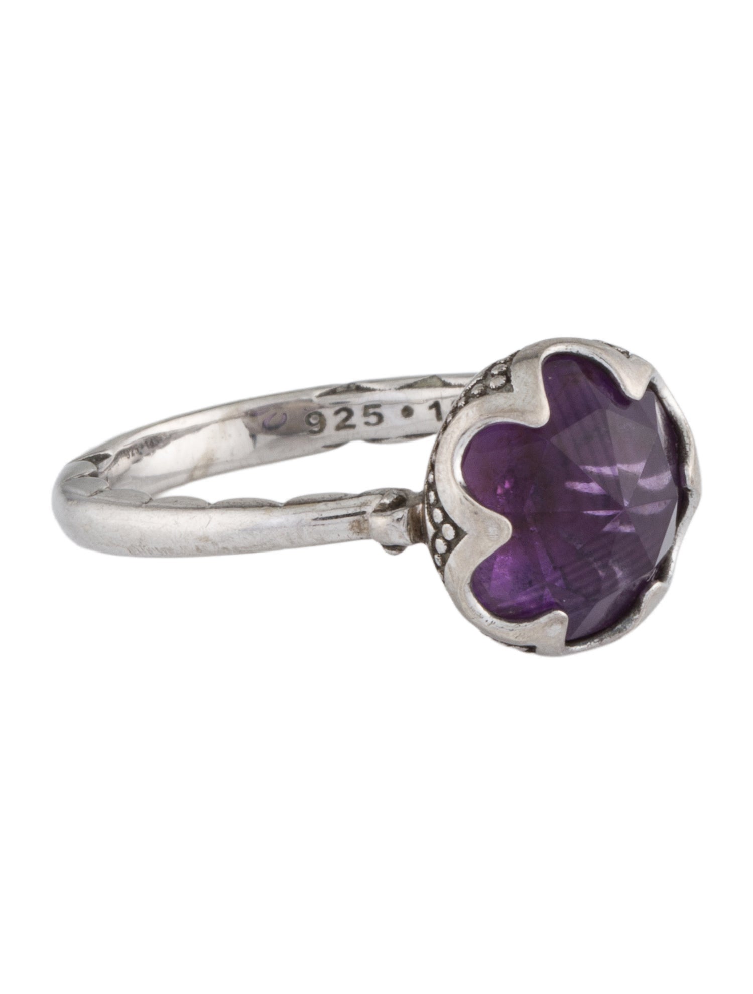 Tacori Amethyst Sonoma Skies Crescent Cocktail Ring