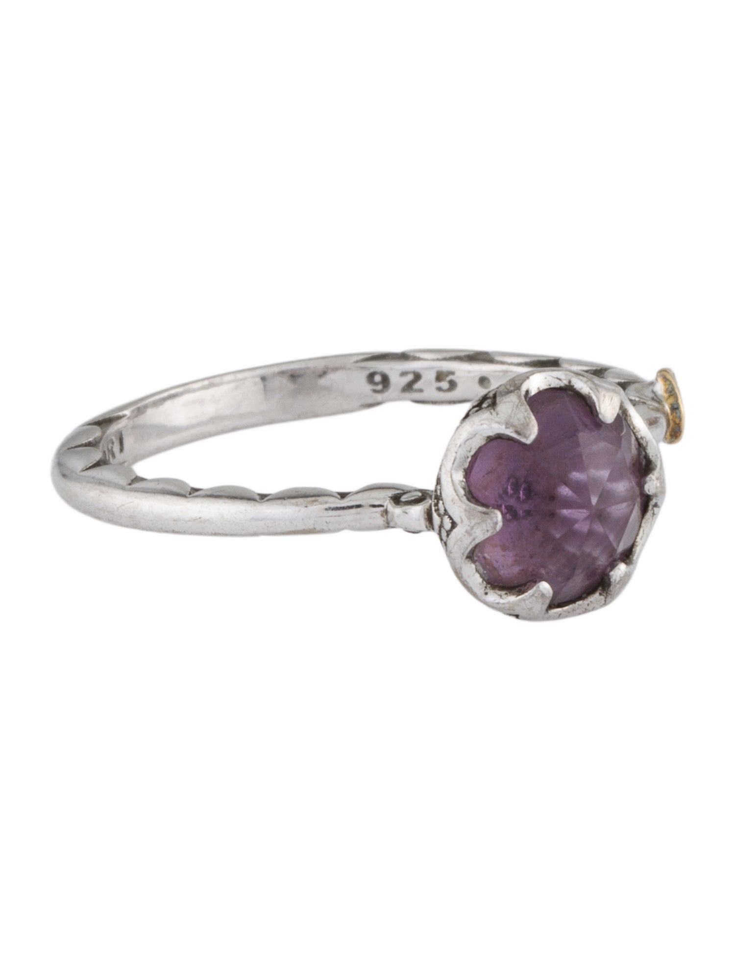 Tacori Amethyst Sonoma Skies Crescent Bezel Ring
