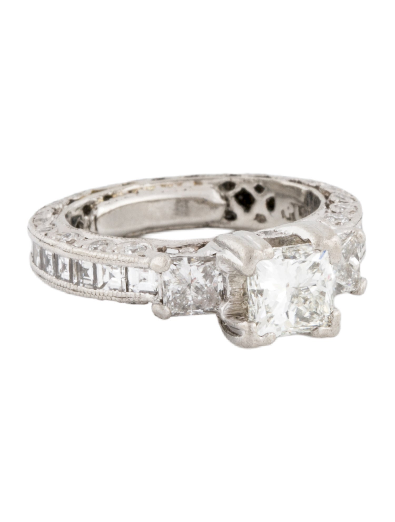 Tacori Platinum 2.71ctw Diamond Engagement Ring