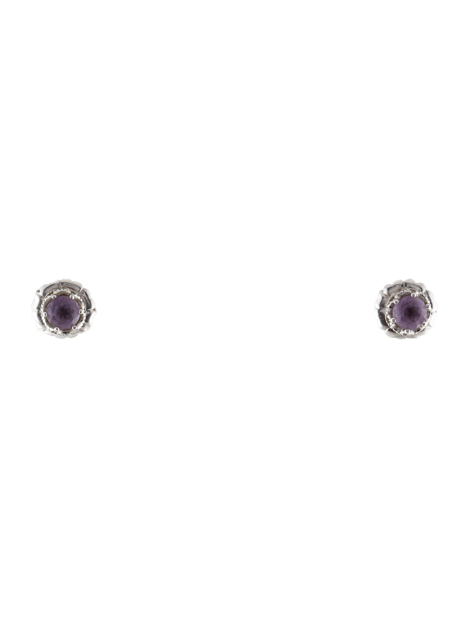 Tacori Amethyst Stud Earrings