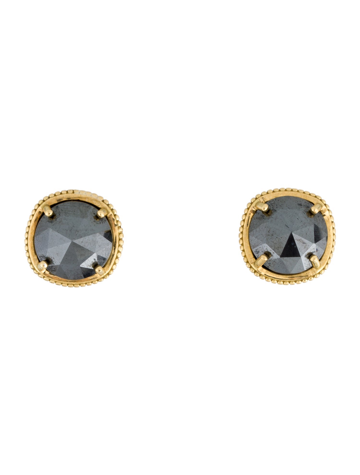 Tacori Hematine Midnight Sun Stud Earrings
