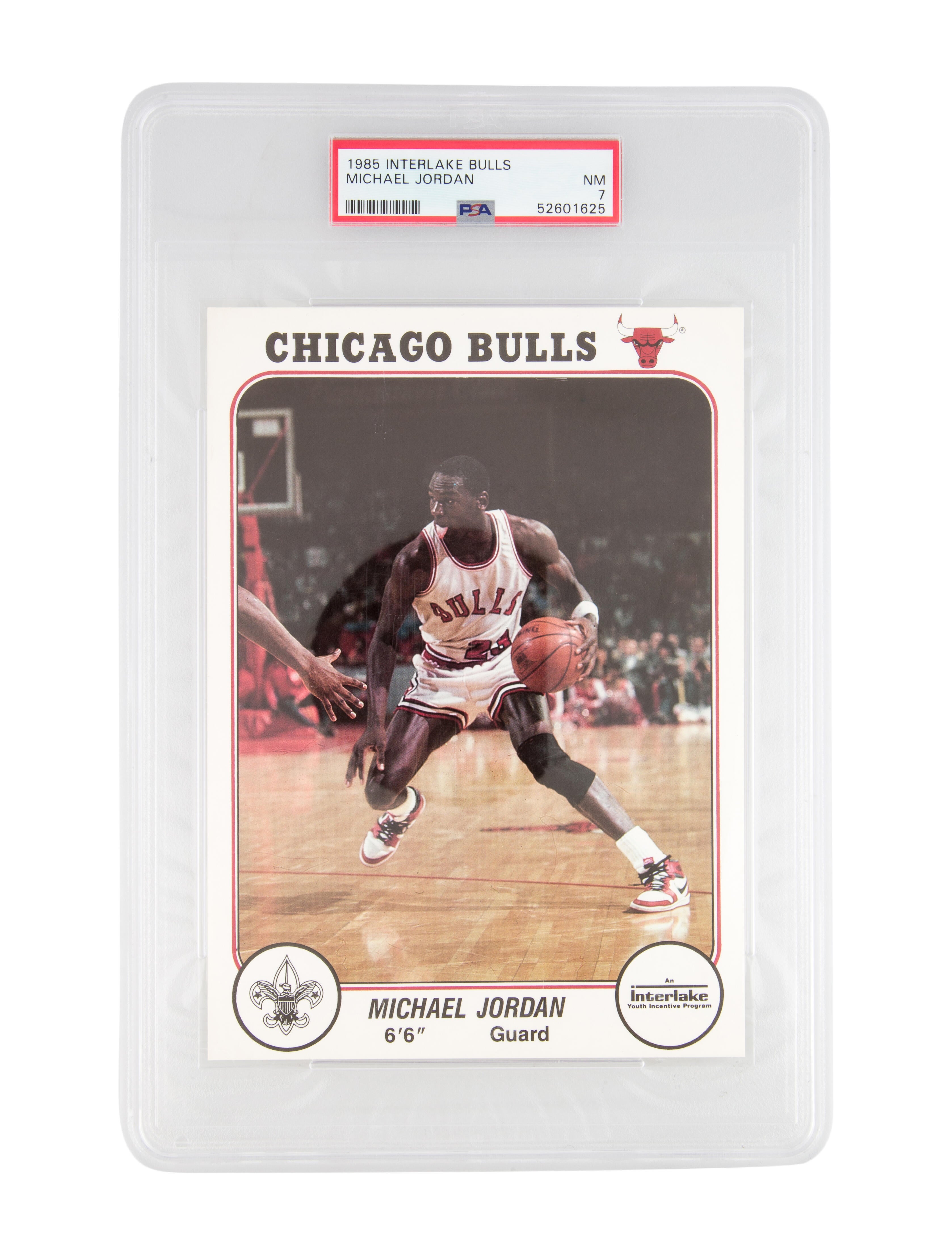Trading Cards 1985 Interlake Bulls Michael Jordan Trading Card