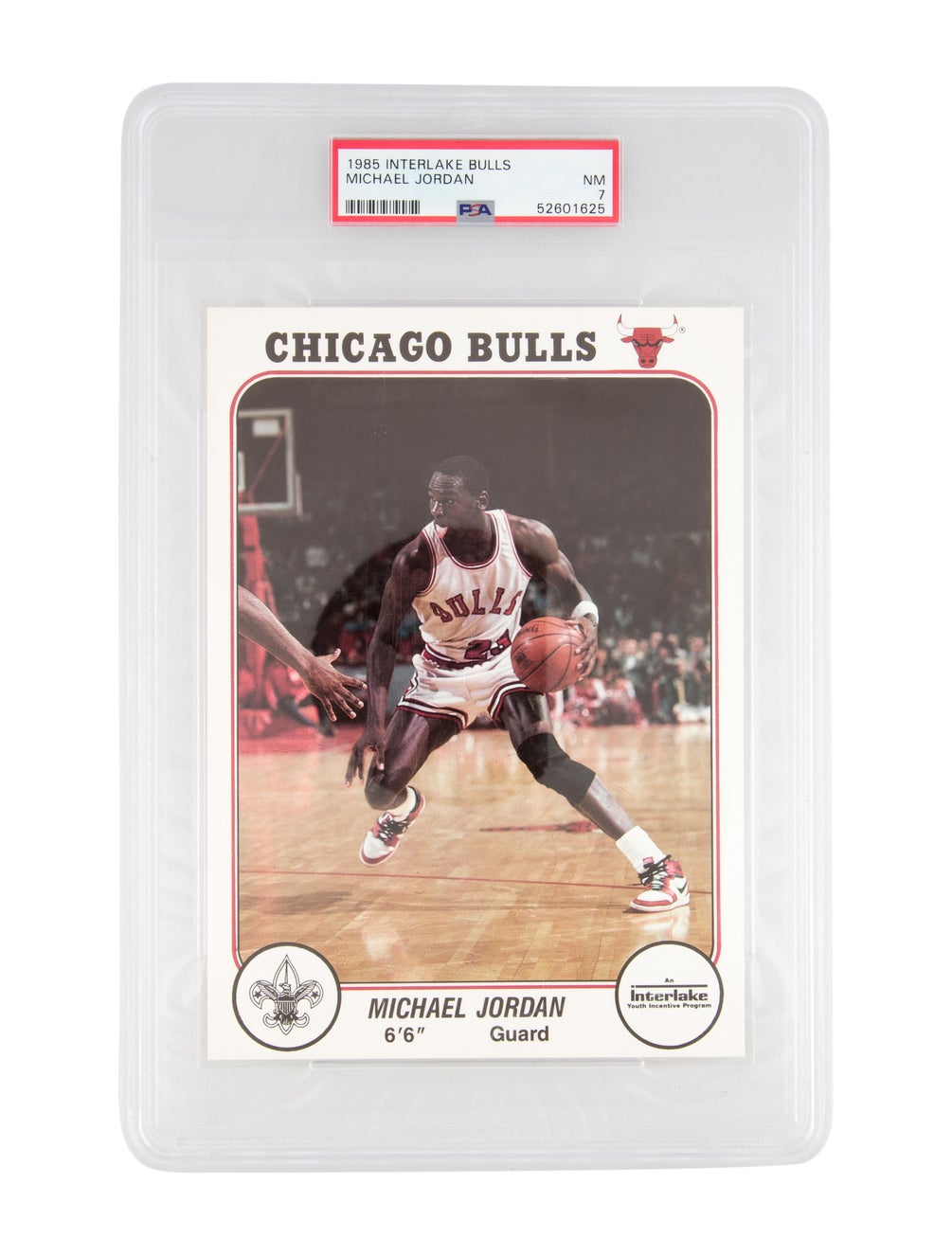 Trading Cards 1985 Interlake Bulls Michael Jordan Trading Card Black