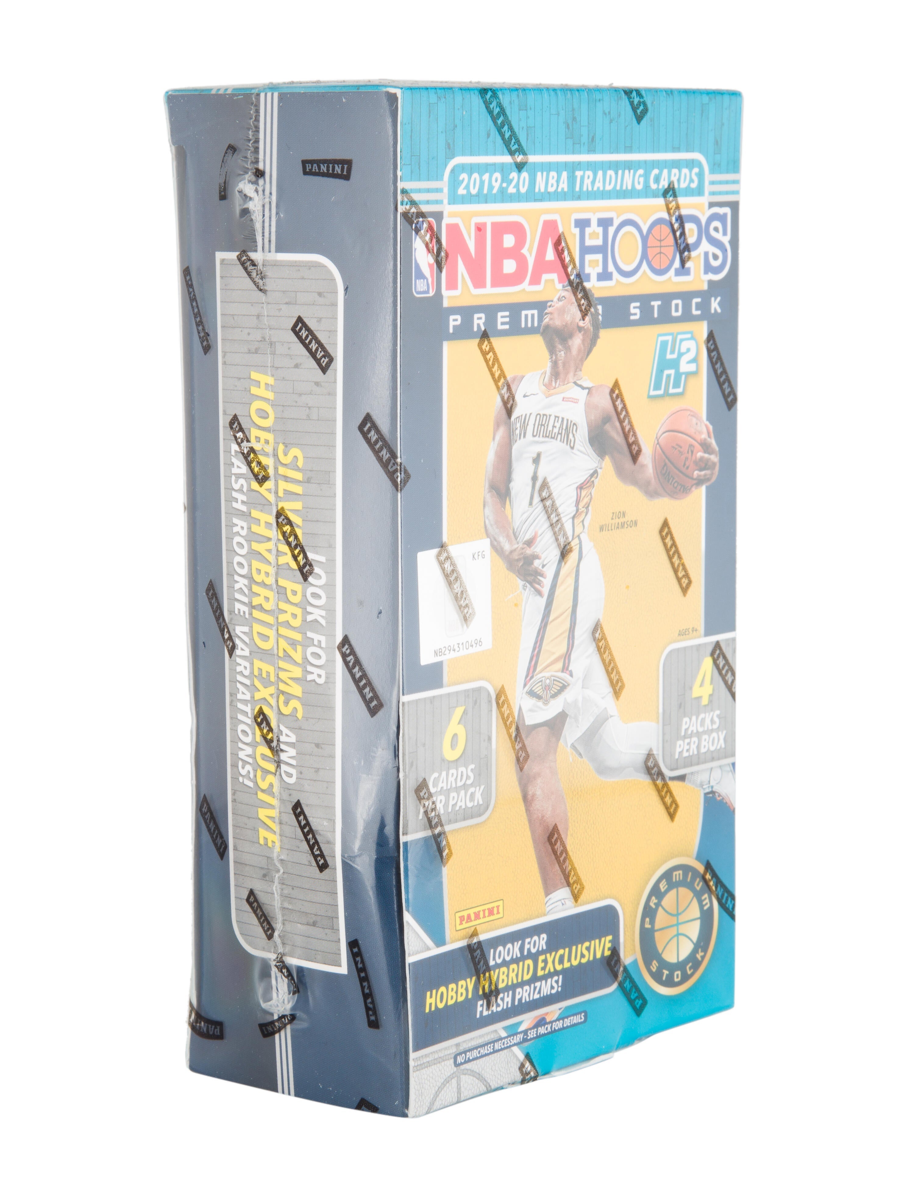 Trading Cards 2019-20 Panini NBA Hoops Premium Stock Hobby Hybrid Exclusive Box