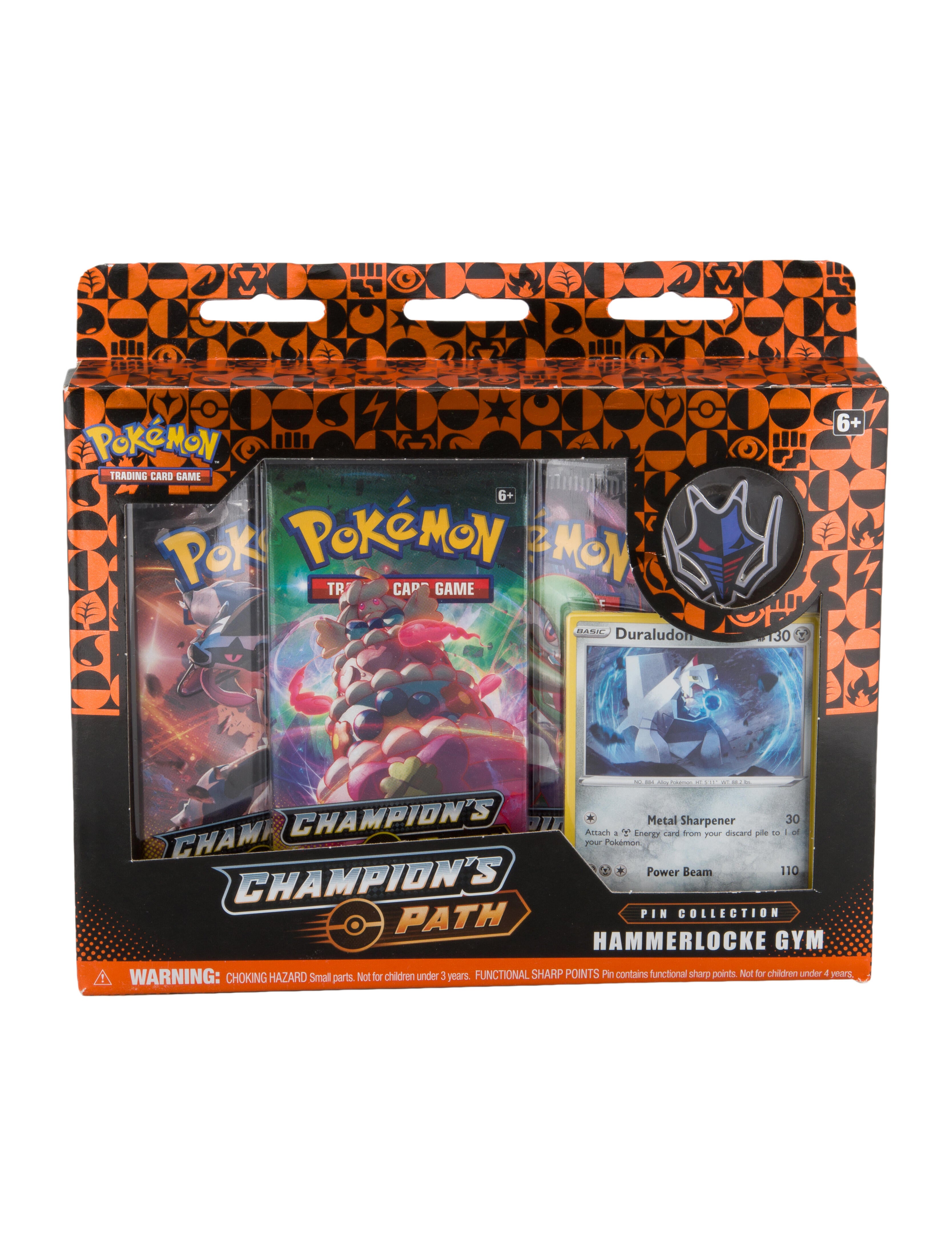 Trading Cards Pokémon Champion's Path Hammerlocke Gym Pin Collection