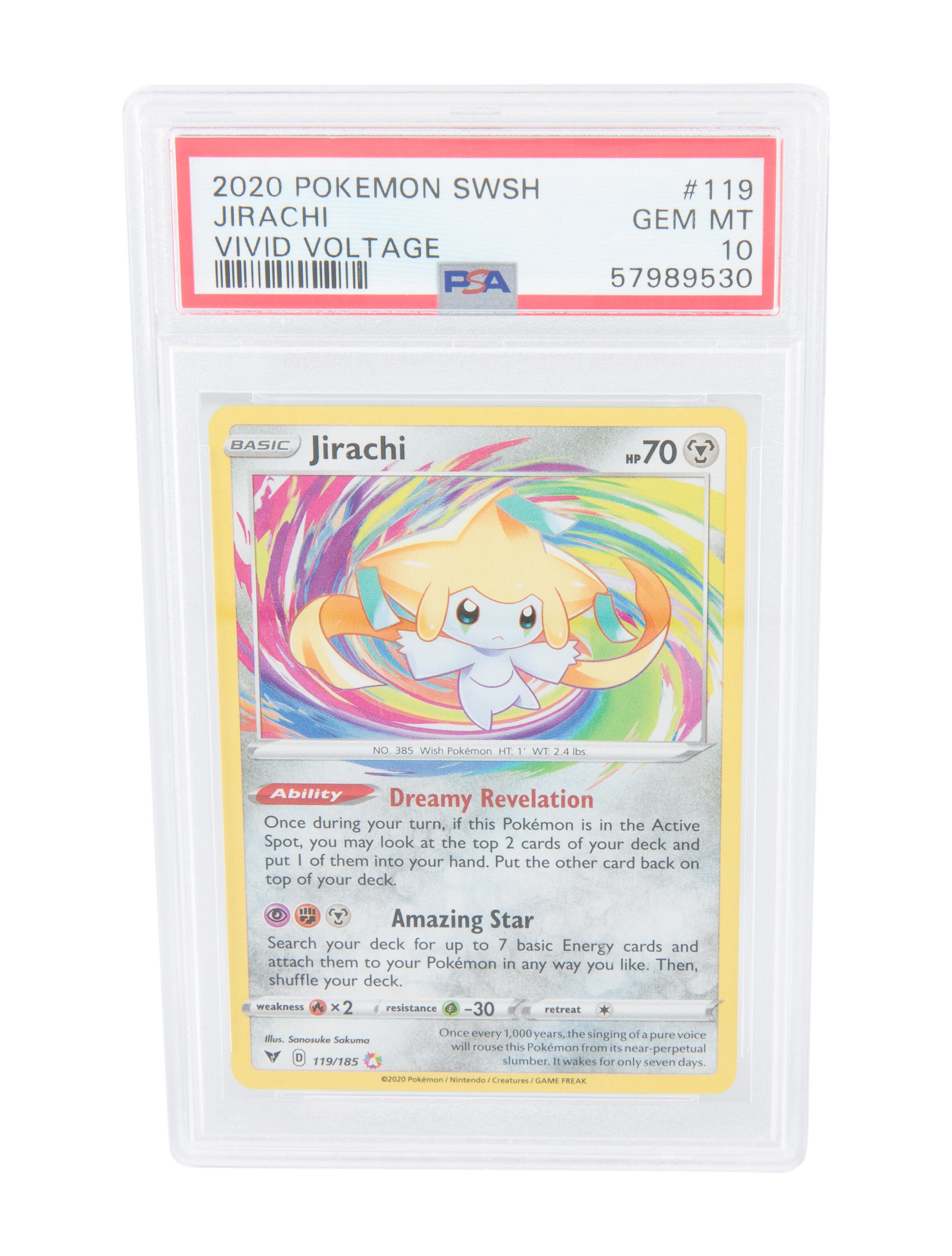 Trading Cards 2020 Pokmon Sword and Shield Jirachi Vivid Voltage PSA 10  #119 - GEM MT 10 - Silver Trading Cards, Collectibles - TCRDS21806 | The  RealReal