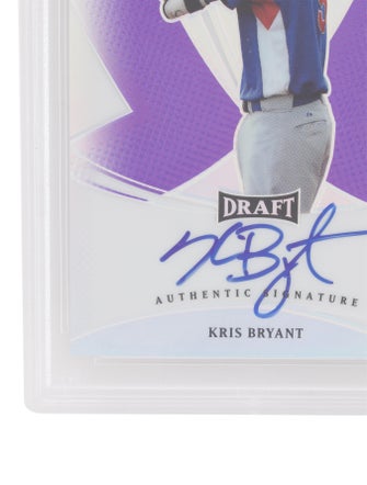 Trading Cards 2013 Leaf Metal Draft Kris Bryant Auto Purple PSA 10 #BAKB1 - GEM MT 10 - POP 7