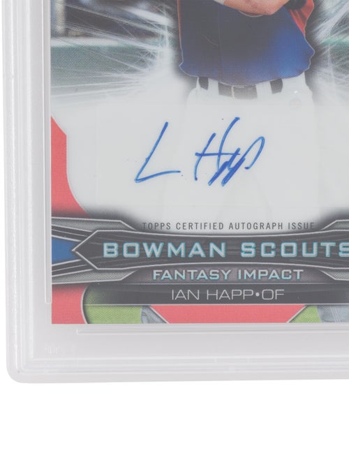 Trading Cards 2015 Bowman Chrome Draft Ian Happ Fantasy Impact Auto /99 PSA 10 #BSIIH - GEM MT 10 - POP 3